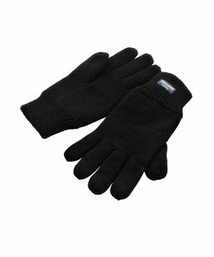 Result Fully Lined Thinsulate Gloves ΜΑΥΡΟ