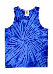 Tie Dye Spiral Tie Dye Tank Top Μπλε Royal