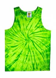 Tie Dye Spiral Tie Dye Tank Top ΠΡΑΣΙΝΟ