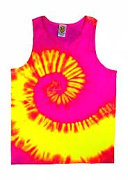 Tie Dye Spiral Tie Dye Tank Top FLOROSENT