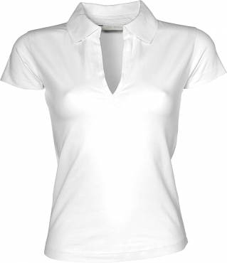 Tee Jays Ladies Stretch Polo Tee ΛΕΥΚΟ