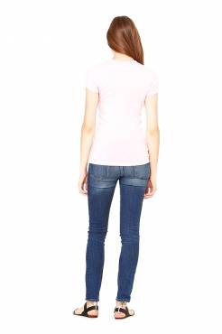 BELLA CANVAS Sheer Mini Rib T-Shirt ΓΥΝΑΙΚΕΙΟ