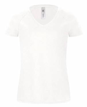 B&C Women V-Neck Classic ΓΥΝΑΙΚΕΙΟ ΛΕΥΚΟ