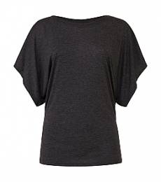 BELLA CANVAS Flowy Draped Sleeve Dolman T-Shirt  ΓΥΝΑΙΚΕΙΟ ΣΚΟΥΡΟ ΓΚΡΙ