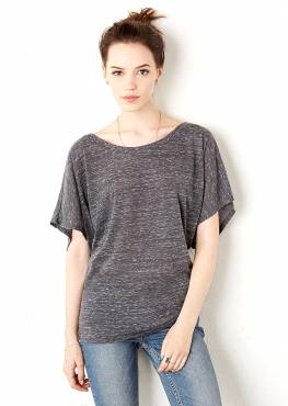 BELLA CANVAS Flowy Draped Sleeve Dolman T-Shirt  ΓΥΝΑΙΚΕΙΟ