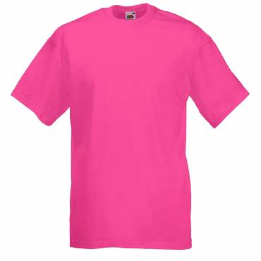 FRUIT OF THE LOOM Value Weight Tee ΑΝΤΡΙΚΟ ΦΟΥΞΙΑ