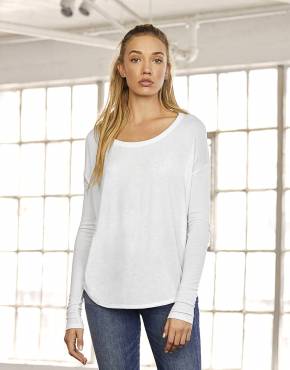 Flowy T-Shirt with 2x1 Sleeves