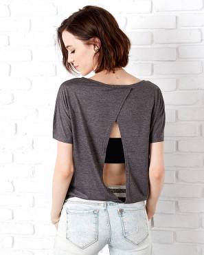 BELLA CANVAS Flowy Open Back T-Shirt ΓΥΝΑΙΚΕΙΟ