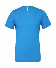 BELLA CANVAS Unisex Poly-Cotton T-Shirt ΑΝΤΡΙΚΟ ΜΠΛΕ ΦΩΣΦΟΡΙΖΕ