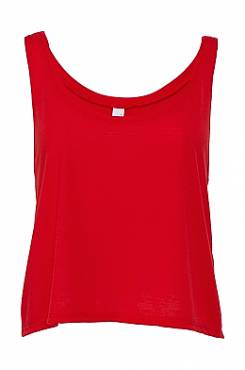 BELLA CANVAS Flowy Boxy Tank Top ΓΥΝΑΙΚΕΙΟ ΚΟΚΚΙΝΟ