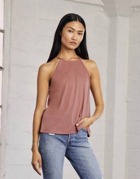 Women's Flowy High Neck Tank