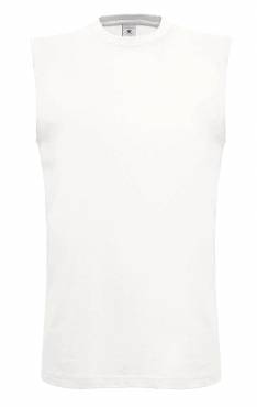 B&C Exact Move Sleeveless T-Shirt ΑΝΤΡΙΚΟ ΛΕΥΚΟ