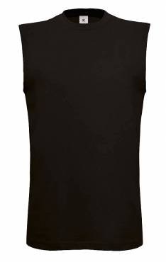 B&C Exact Move Sleeveless T-Shirt ΑΝΤΡΙΚΟ ΜΑΥΡΟ