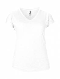 ANVIL Women's Tri-Blend V-Neck Tee ΓΥΝΑΙΚΕΙΟ ΛΕΥΚΟ