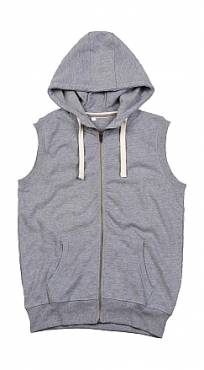 MANTIS Men's Superstar Sleeveless Hoodie ΑΝΤΡΙΚΟ ΓΚΡΙ