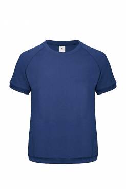 B&C Summer Sweatshirt short-sleeved ΑΝΤΡΙΚΟ PACIFIC DEEP BLUE