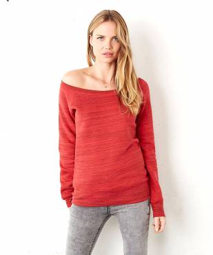 BELLA CANVAS Sponge Fleece Wideneck Sweatshirt ΓΥΝΑΙΚΕΙΟ