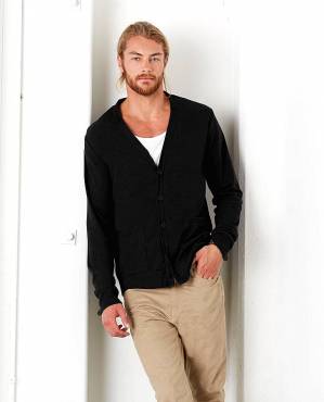 BELLA CANVAS  Unisex Triblend Cardigan ΑΝΤΡΙΚΟ