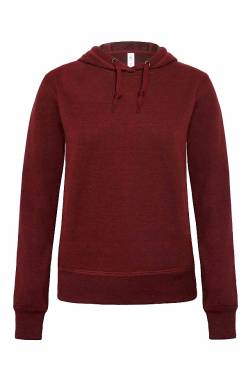 B&C Ladies' Hooded Sweatshirt ΓΥΝΑΙΚΕΙΟ DARK HEATHER RED