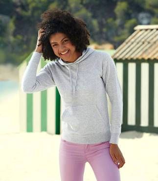 Fruit of the Loom Lady-Fit Lightweight Hooded Sweat ΓΥΝΑΙΚΕΙΟ