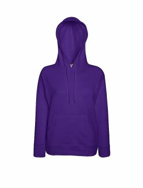 Fruit of the Loom Lady-Fit Lightweight Hooded Sweat ΓΥΝΑΙΚΕΙΟ ΜΩΒ