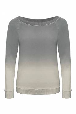 B&C Ladies' Wide Neck Raglan - WWD21 ΓΥΝΑΙΚΕΙΟ ΓΚΡΙ