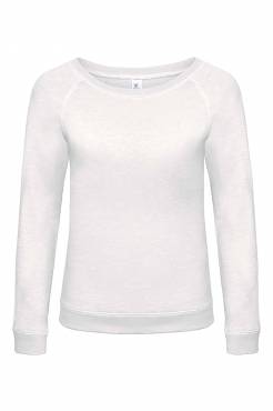 B&C Vintage Raglan ΜΑΚΡΙΜΑΝΙΚΟ ΦΟΥΤΕΡ ΓΥΝΑΙΚΕΙΟ CHIC WHITE