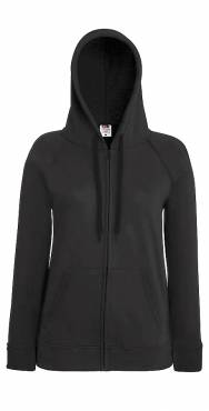 Lady-Fit Lightweight Hooded Sweat Jacket ΓΥΝΑΙΚΕΙΟ ΑΝΘΡΑΚΙ