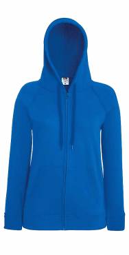 Lady-Fit Lightweight Hooded Sweat Jacket ΓΥΝΑΙΚΕΙΟ ΜΠΛΕ ΕΛΕΚΤΡΙΚ