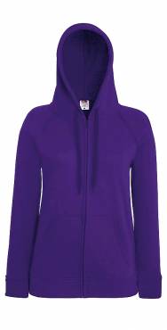 Lady-Fit Lightweight Hooded Sweat Jacket ΓΥΝΑΙΚΕΙΟ ΜΩΒ