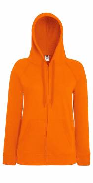 Lady-Fit Lightweight Hooded Sweat Jacket ΓΥΝΑΙΚΕΙΟ ΠΟΡΤΟΚΑΛΙ