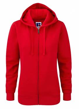 RUSSELL Ladies' Authentic Zipped Hood ΓΥΝΑΙΚΕΙΟ ΚΟΚΚΙΝΟ