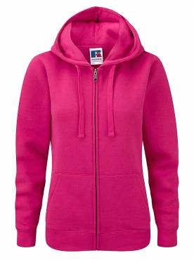 RUSSELL Ladies' Authentic Zipped Hood ΓΥΝΑΙΚΕΙΟ ΦΟΥΞΙΑ