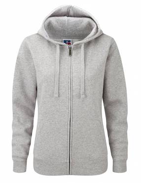 RUSSELL Ladies' Authentic Zipped Hood ΓΥΝΑΙΚΕΙΟ ΓΚΡΙ