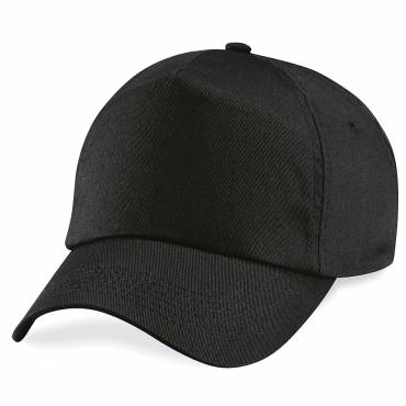 Beechfield Jockey Original 5 Panel Cap ΜΑΥΡΟ