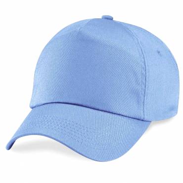 Beechfield Jockey Original 5 Panel Cap SKY BLUE