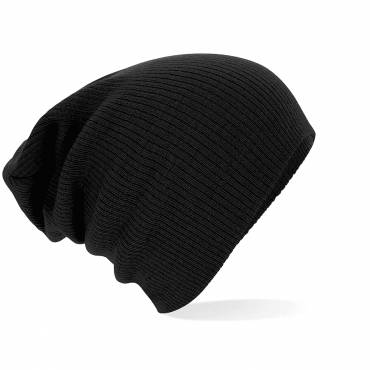 Beechfield Slouch Beanie ΜΑΥΡΟ