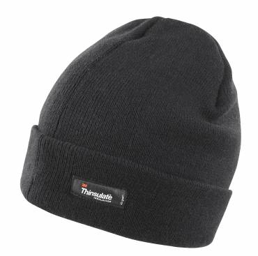 Result Lightweight Thinsulate Hat ΜΑΥΡΟ