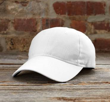 ANVIL jockey Solid Brushed Twill Cap ΛΕΥΚΟ