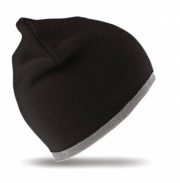 RESULT Thinsulate Lined Ski Hat ΜΑΥΡΟ/ΓΚΡΙ