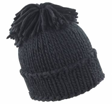 Result Spider Pom Pom Hat ΜΑΥΡΟ