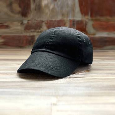 ANVIL jockey Solid Low-Profile Twill Cap ΜΑΥΡΟ