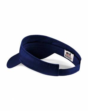 ANVIL Solid Low-Profile Twill Visor ΜΠΛΕ ΣΚΟΥΡΟ