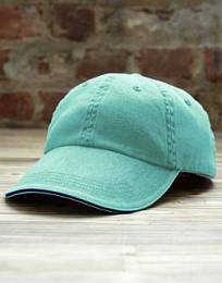 ANVIL Sandwich Trim Pigment-Dyed Twill Cap