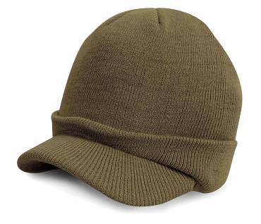 Result Esco Army Knitted Hat ΠΡΑΣΙΝΟ