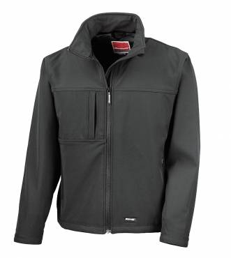 RESULT Classic Soft Shell Jacket ΑΝΤΡΙΚΟ ΜΑΥΡΟ