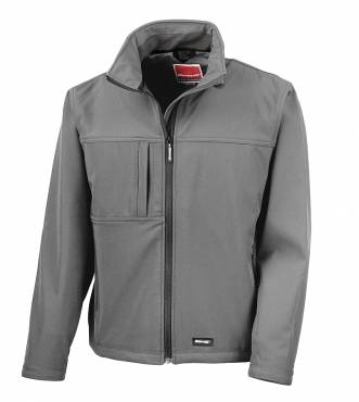 RESULT Classic Soft Shell Jacket ΑΝΤΡΙΚΟ ΓΚΡΙ