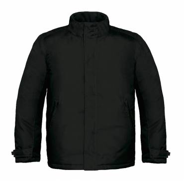 B&C Mens Heavy Weight Jacket ΑΝΤΡΙΚΟ ΜΑΥΡΟ