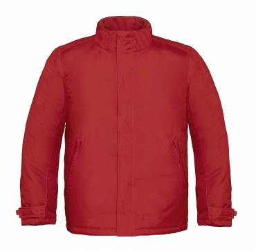 B&C Mens Heavy Weight Jacket ΑΝΤΡΙΚΟ ΚΟΚΚΙΝΟ