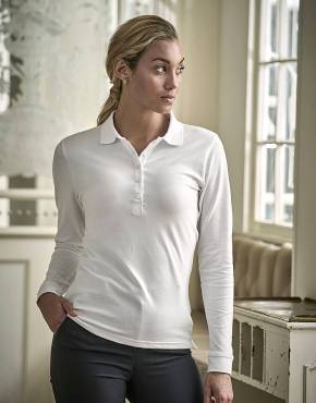 Ladies' Luxury LS Stretch Polo